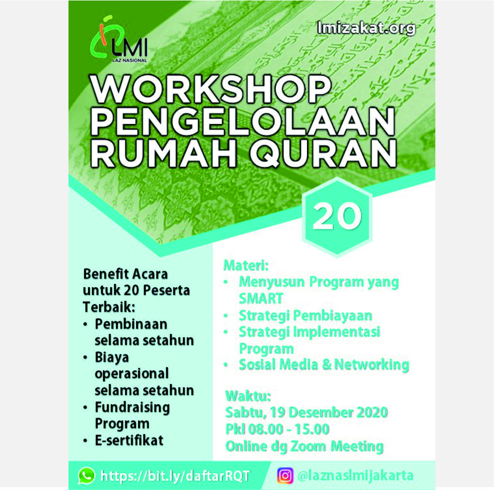Workshop Manajemen Rumah Qur’an